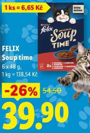 FELIX Soup time, 6 x 48 g