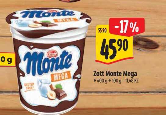 Zott Monte Mega 400 g