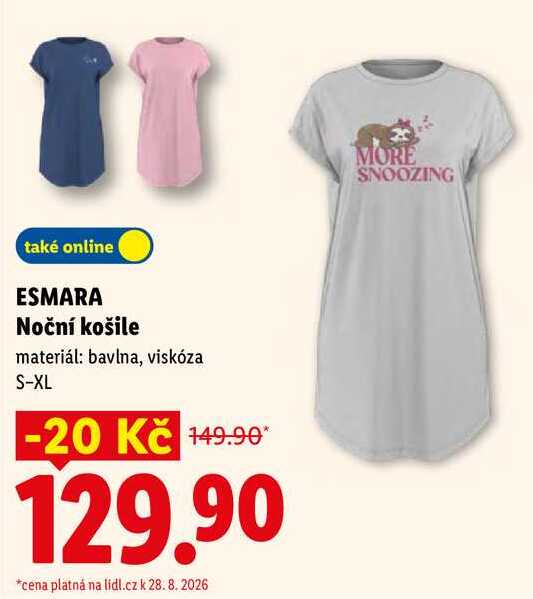 ESMARA Noční košile 