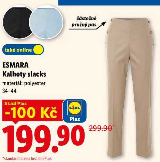ESMARA Kalhoty slacks