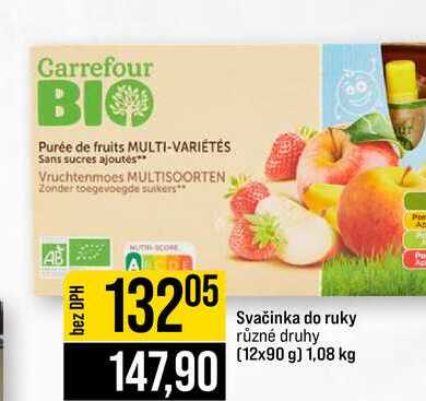 Svačinka do ruky různé druhy (12x90 g) 1,08 kg