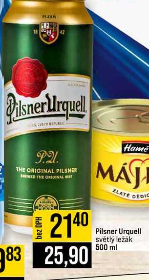 Pilsner Urquell světlý ležák 500 ml