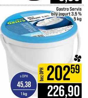 Gastro Servis bílý jogurt 3,5% 5 kg