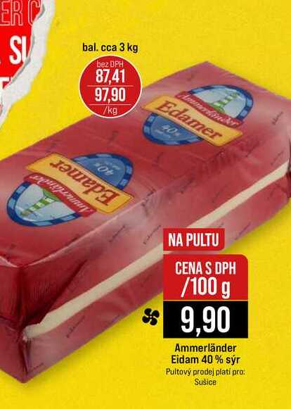 Ammerländer Eidam 40% sýr 100g