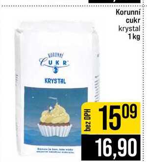 Korunní cukr krystal 1 kg