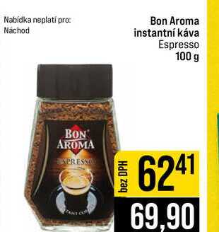 Bon Aroma instantní káva Espresso 100 g