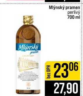 Mlýnský pramen perlivý 700 ml