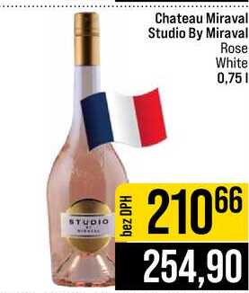 Chateau Miraval Studio By Miraval Rose White 0,75l 