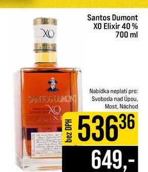 Santos Dumont XO Elixir 40% 700 ml