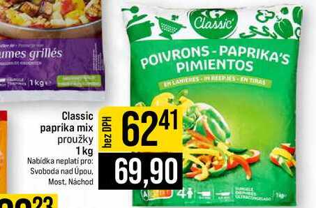 Classic paprika mix proužky 1 kg
