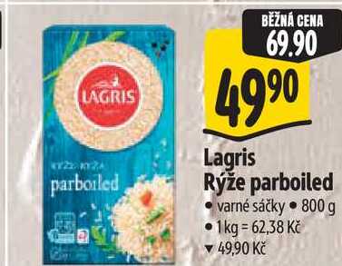 Lagris Rýže parboiled, 800 g
