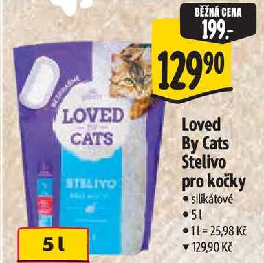 Loved By Cats Stelivo pro kočky, 5 l