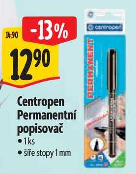 Centropen Permanentní popisovač