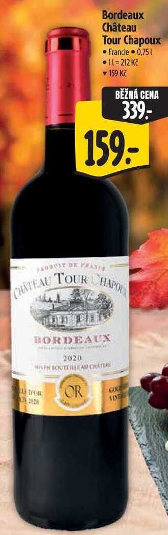 Bordeaux Château Tour Chapoux, 0,75 l