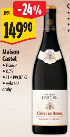 Maison Castel, 0,75 l