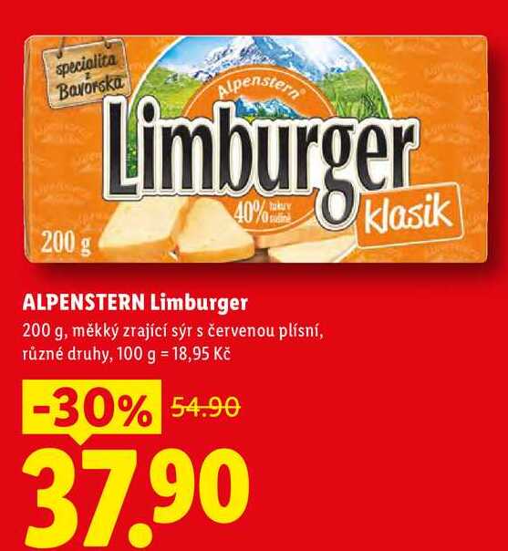 ALPENSTERN Limburger, 200 g