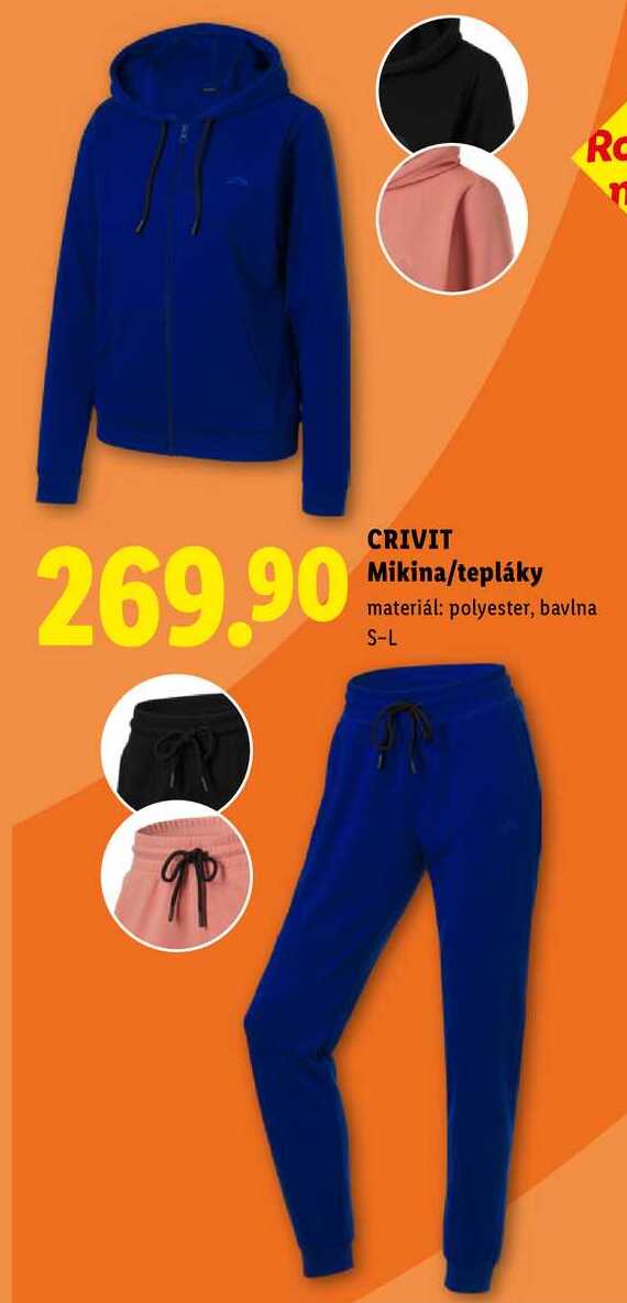 CRIVIT Mikina/tepláky 