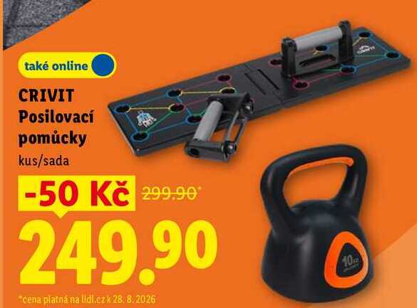CRIVIT Posilovací pomůcky