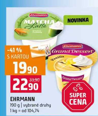 EHRMANN 190 g vybrané druhy 