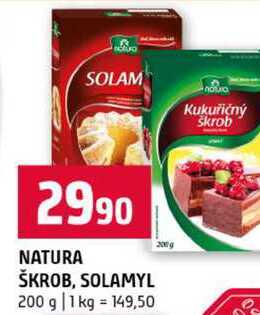 NATURA ŠKROB, SOLAMYL 200 g 