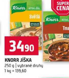 KNORR JIŠKA 250 g vybrané druhy