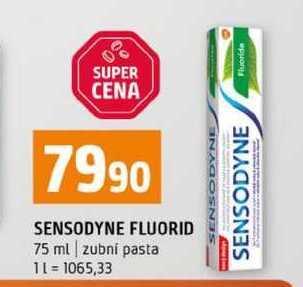 SENSODYNE FLUORID 75 ml zubní pasta