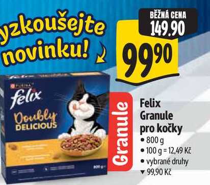 Felix Granule pro kočky 800 g