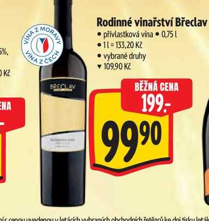 Rodinné vinařství Břeclav 0,75 l