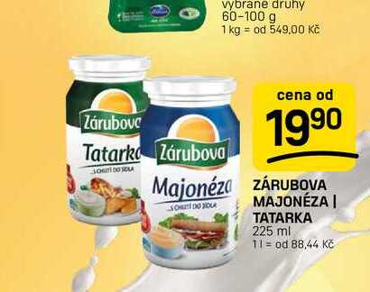 ZÁRUBOVA MAJONÉZA | TATARKA 225 ml