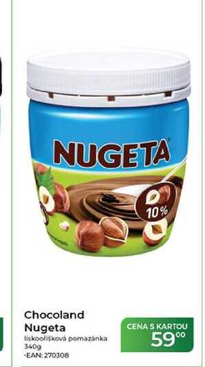 Chocoland Nugeta lískooříšková pomazánka 340g