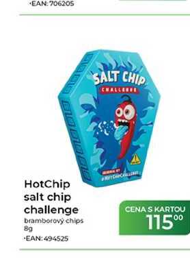 HotChip salt chip challenge bramborový chips 8g