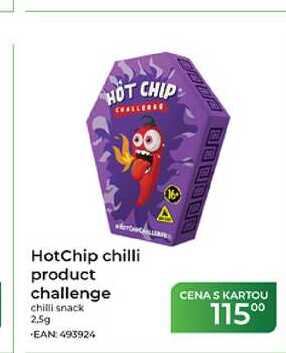 HotChip chilli product challenge chilli snack 2,5g