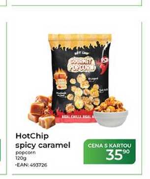 HotChip spicy caramel popcorn 120g