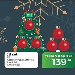 JB set (150ml Pěna 150ml, Peeling 150ml)