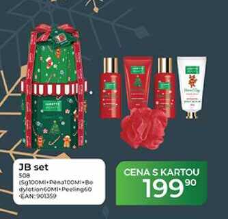 JB set (Sg 100ml Pěna 100ml +Bodylotion 60ml + Peeling 60ml)