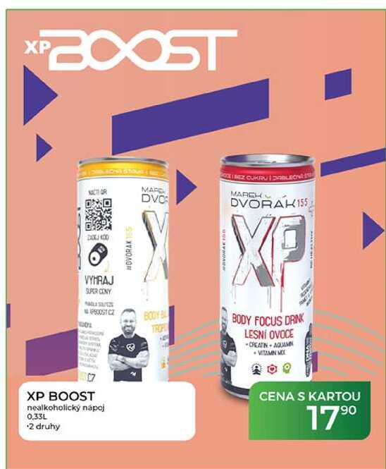 XP BOOST nealkoholický nápoj 0,33l