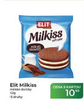 Elit Milkiss měkké dortíky 42g