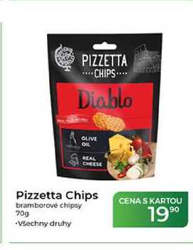 Pizzetta Chips bramborové chipsy 70g