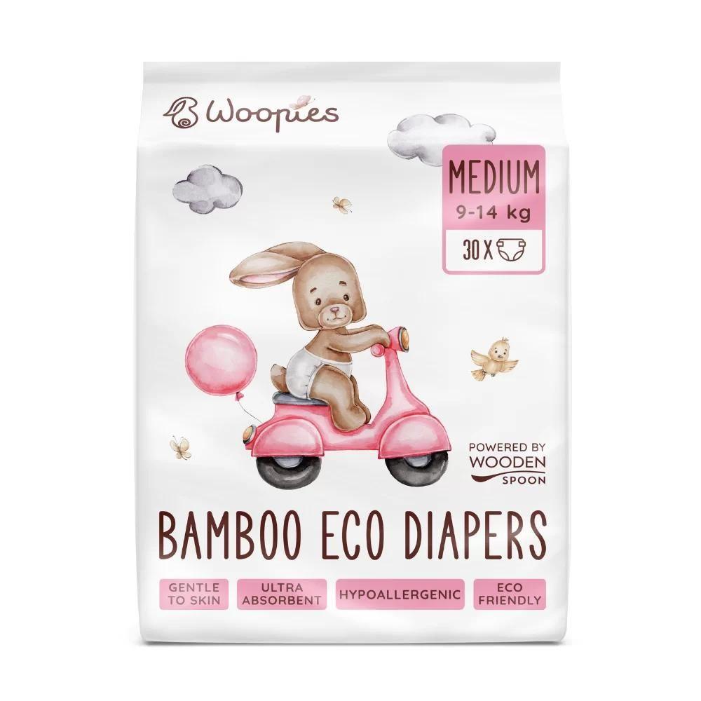 Woopies Wooden Spoon pleny eko Medium 9-14kg 30ks