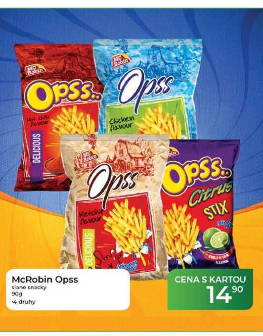 McRobin Opss slané snacky 90g