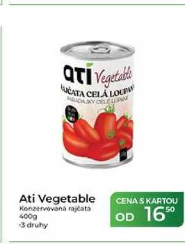 Ati Vegetable Konzervovaná rajčata 400g
