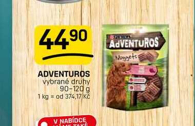 ADVENTUROS vybrané druhy 90-120 g