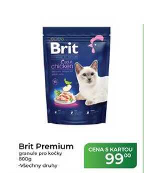 Brit Premium granule pro kočky 800g