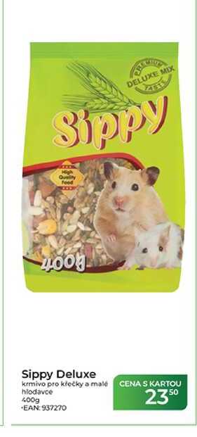 Sippy Deluxe krmivo pro křečky a malé hlodavce 400g