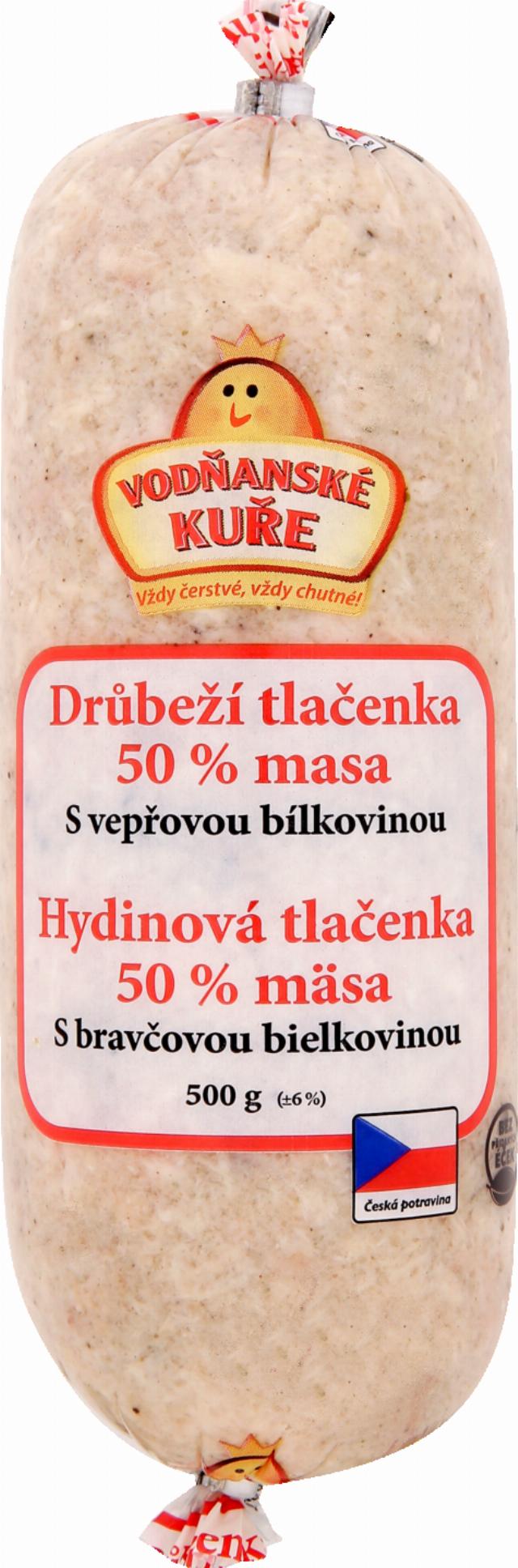 Vodňanské kuře Drůbeží tlačenka