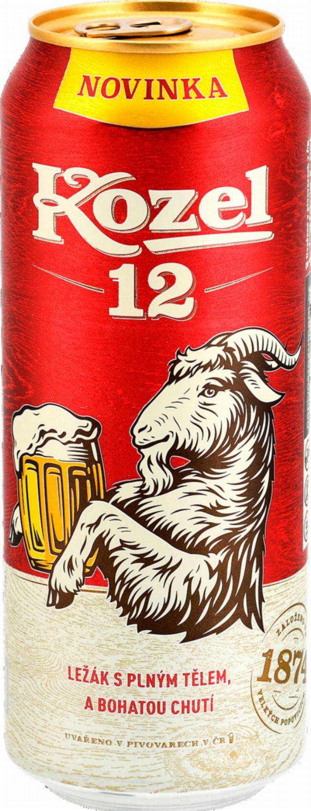 Velkopopovický Kozel 12 Pivo světlý ležák v akci