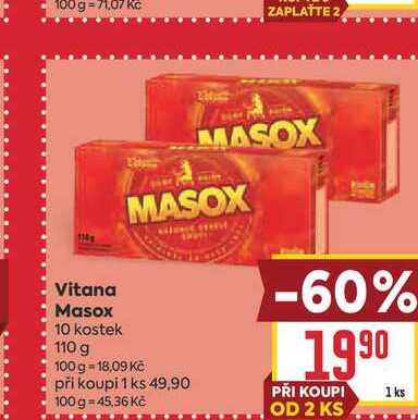 Masox 10 kostek 110 g 