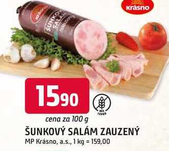 ŠUNKOVÝ SALÁM ZAUZENÝ 100g