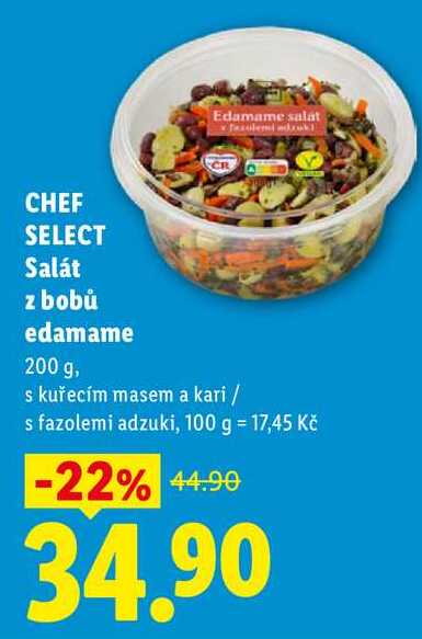 CHEF SELECT Salát z bobů edamame, 200 g