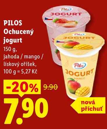 PILOS Ochucený jogurt, 150 g